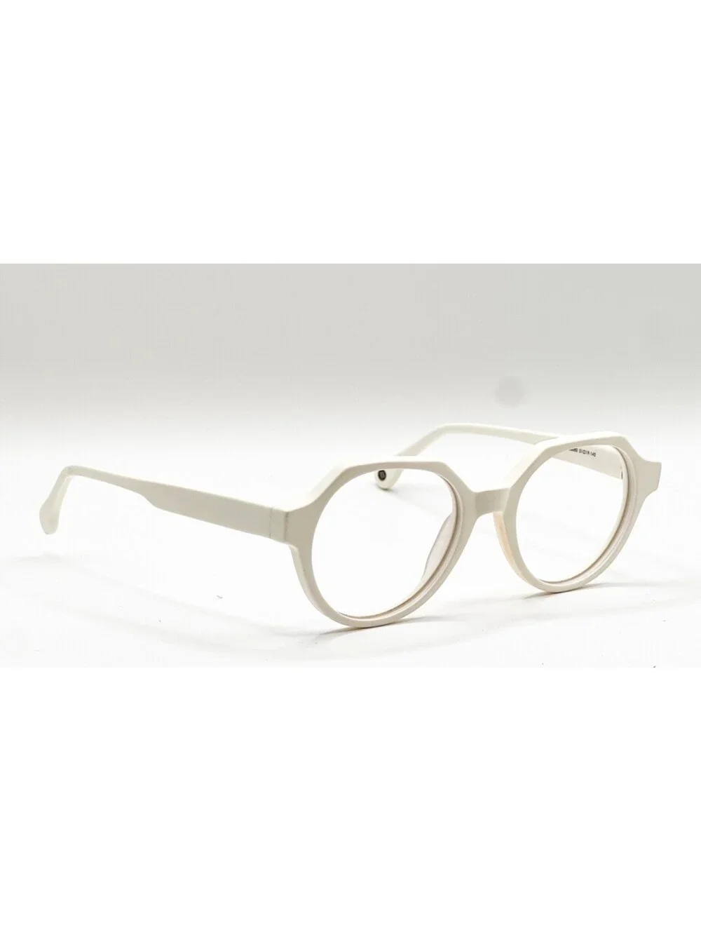 Muse 32-000080 White Geometric Authentic Eyeglass Frames 51-19-145